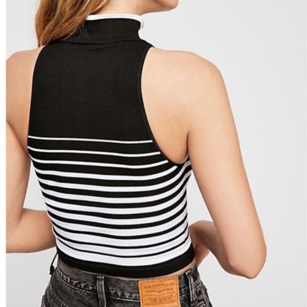 🆕FP High Neck Striped Cami Top - Picture 4 of 8